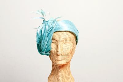 Turban de mariage MATHILDE mint 