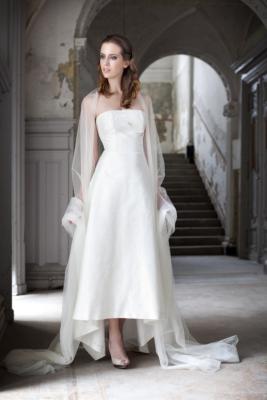 Robe ACTRICE en soie ivoire