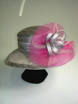 Chapeau ARGENT ET MAGENTA