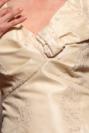 Robe courte noeud Couture en soie et tulle brodé PRECIEUSE