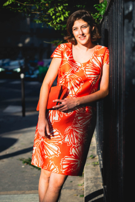 Robe féminine TZARINE imprimé graphique GOA