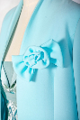 1 Tailleur robe manteau AQUA EMERAUDE T38