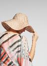 Top en georgette imprimé et sa ceinture T40 