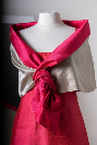 Étole chic couleur CHERRY BLÉ