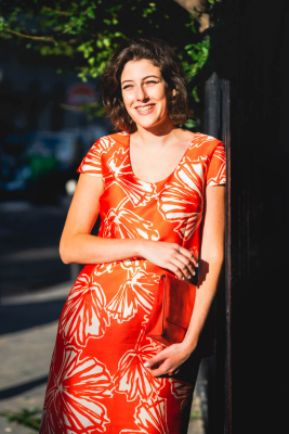 Robe féminine TZARINE imprimé graphique GOA