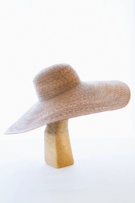 Capeline élégante couleur Chocolat pour mariage 
