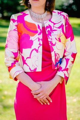 ENSEMBLE DE CÉRÉMONIE THERESE  AKOLA-MAGENTA MARINE-PIVOINE