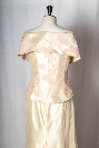 Ensemble : Veste de style princesse boutonnée en soie imprimée TRUMEAU