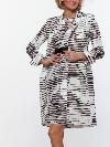  Robe  élégante et chic en soie imprimée JIMBARAN