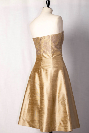 Elégante robe de cérémonie bustier JANET BLÉ T42