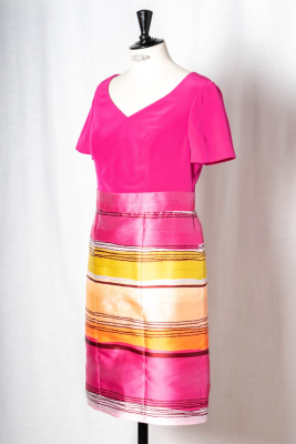 Elégante robe de cérémonie MAGALI MAGENTA T42